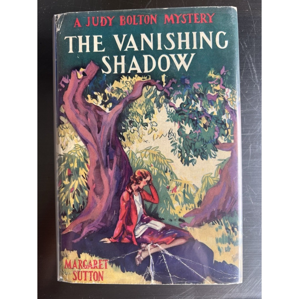 1932 Judy Bolton #1 Vanishing Shadow Early Printing DJ 4 Glossy Plates Sutton